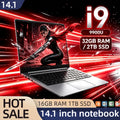 2026 Intel i9 9900 Ultra Slim 14.1 Inch Laptop 32GB RAM 2TB SSD Pro Gaming Notebook 1920x1080 Office High Performance