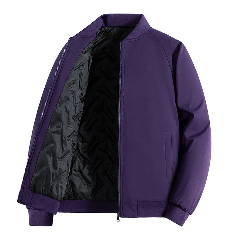 Men's New Autumn Winter Korean Style Trendy Short Thickened Down Coat Casual Parkas Solid Color Jacket Zipper Male Clothes