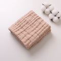 Soft Gauze Baby Towel 30x50cm Absorbent Pure Color Washcloth for Newborn Infant Face and Drool