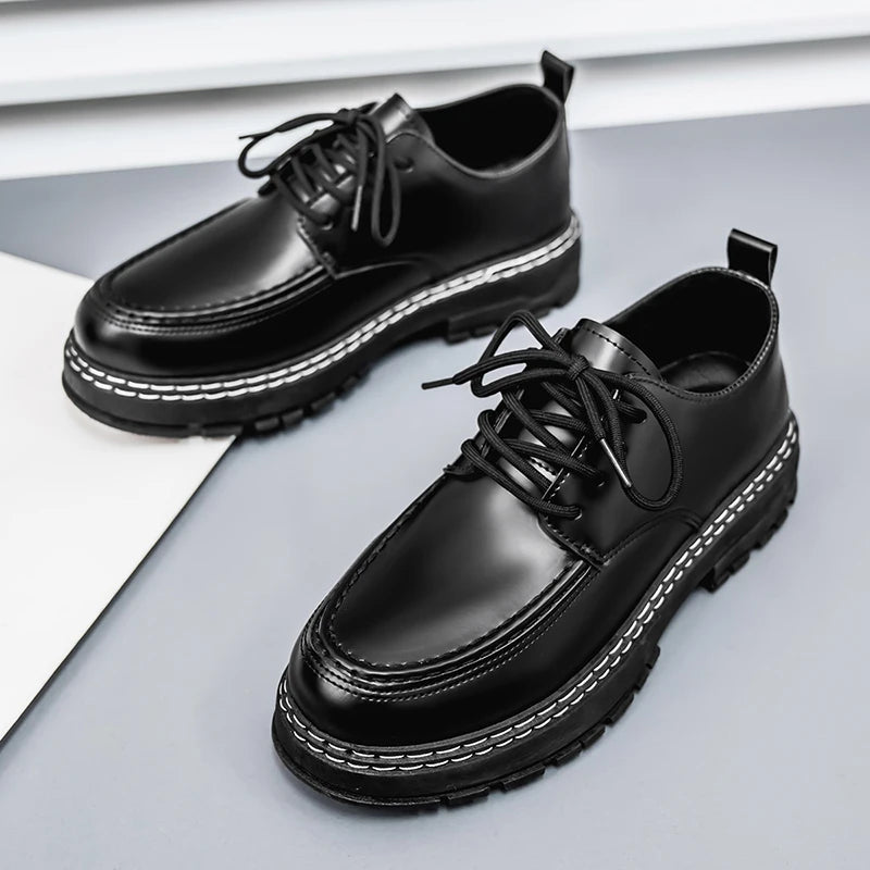 2026 New Men's British Style Business Casual Shoes, Fashion Non-slip Comfortable Versatile Daily Office Walking Shoes