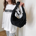 Nylon Hobos Crossbody Bags Solid Casual Zipper Bags 2024 Fashion High Capacity Solid Color Single Shoulder Totes Bag