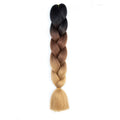 24 Inches DIY Jumbo Braiding Hair Synthetic Hair Extensions Afro Ombre Crochet Braid Hair Wholesale For Women