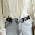 Jeans Elastic Waistband For Women/Men No Bulge No Buckle Stretch Elastic Waist Belt Versatile and Minimalist Elastic Waistband