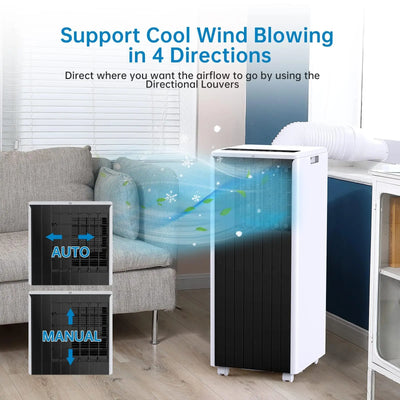 8000 BTU Air Conditioner Portable for Room up to 350 Sq | SAMAG