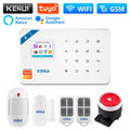 KERUI W181 WIFI GSM Alarm System Kit with Door/Window Sensor for Home Security Support Alexa Tuya Smart APP Remote Control