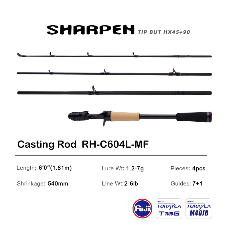 PURELURE SHARPEN Travel Soft Lure Long Spinning | SAMAG