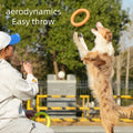 EVA Dog Flying Disc Waterproof Floating Design Chew Resistant Interactive Tug Ring Outdoor Training Fitness Pet Toy