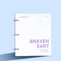 3 Ring Loose-leaf File Folder Waterproof Detachable Notebook Binder Dustproof Thickened 3 Hole Punched Lined Paper Mobile Office
