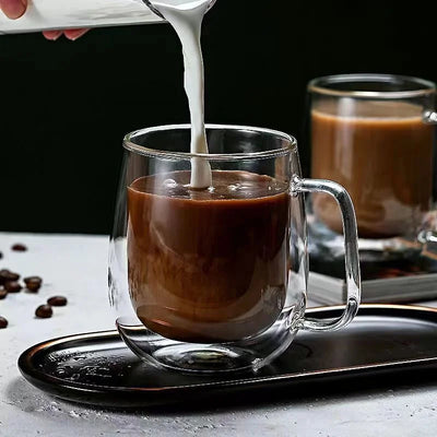 150-350ml Heat Resistant High Borosilicate Glass Mug | SAMAG