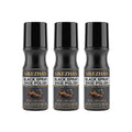 100ml Black Shoe Polish Spray with Sponge Applicator - Professional Leather Care, Quick Shine Wax Liquid Polish for Boots