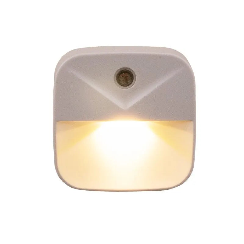LED Night Light, EU Plug-in Smart Wireless Light Control Sensor Light, 220V Wall Light For Home Corridors, Bathrooms, Hallways