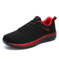 Ngouxm Men Running Sneakers Lightweight Sport Classical Lace Up Mesh Breathable Casual Shoes Male Fashion