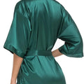 Women's Pure Short Silky Robes Bridesmaid Bride Party | SAMAG