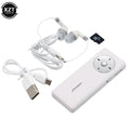 Mini Portable MP3 Player Student Sport MP3 Music Player Fashion Simple Solid Player MP3 with Memory Card Sets School Supplies
