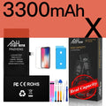 PINZHENG Real High Capacity Battery For iPhone X XR XS Max 12 13 Mini Pro Max 11 Pro Max Replacement Bateria Warranty One Year