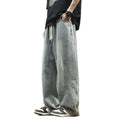 Teenage spring straight leg jeans for boys loose casual | SAMAG