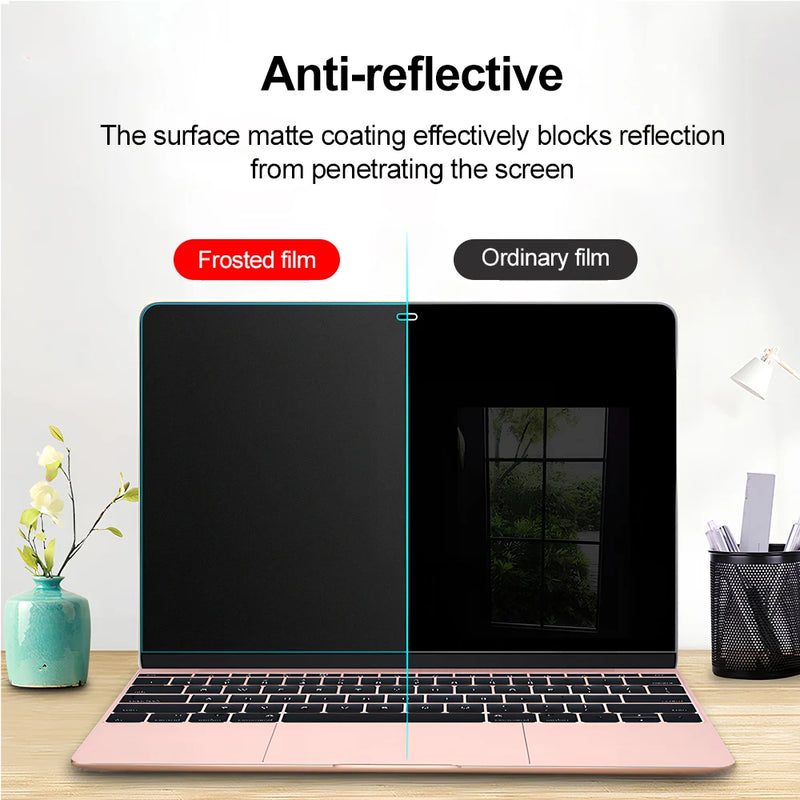 Matte Anti-Glare Screen Protector Film For MacBook Series Anti-Fingerprint Laptop Screen Guard Anti-Reflection Screen Film New