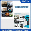 Makita Wireless Multifunctional Cleaning Machine Dust Vacuum & Air Inflator Industrial Electric Power Tool - View 5 | SAMAG