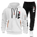 Autumn and winter hot selling men's hooded sweatshirt+casual pants two-piece outdoor multi pocket pullover and sports pants set