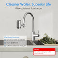HOMEFISH Stainless Steel Faucet Tap Water Filter Purifier System, NSF Certified Reduces Lead, Chlorine & Bad Taste Kitchen