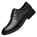 British Style Casual Leather Business Shoes Mens 2026 New Original Men's Office Shoes Fashion Lace-up Oxfords Walking Shoes