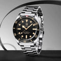 BENYAR 2026 New Men Watches Retro Black Mechanical Automatic luxury watch for men Waterproof Luminous Stainless steel wristwatch