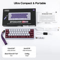 EPOMAKER TH40 VIA Programmable 40% Compact  Layout Hot-Swap Tri-mode Wireless Mechanical Keyboard with N-Key Rollover & RGB