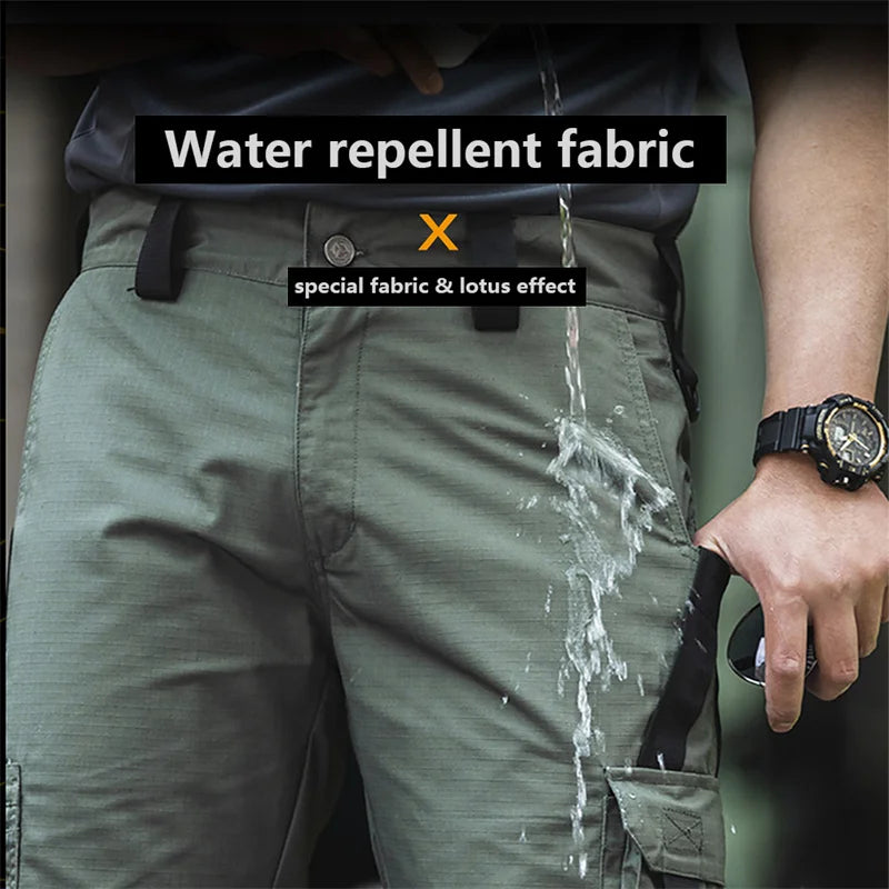 Summer Men's Tactical Casual Shorts Waterproof Cargo | SAMAG