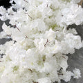 Uflower White Rose Cherry Blossom Wedding Arch Floral Row - View 3 | SAMAG
