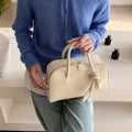 Boston Bag 2026 Women's Large Capacity Versatile Handbag Casual Minimalist Style Fashionable Handheld Bag New Trendy Fashion
