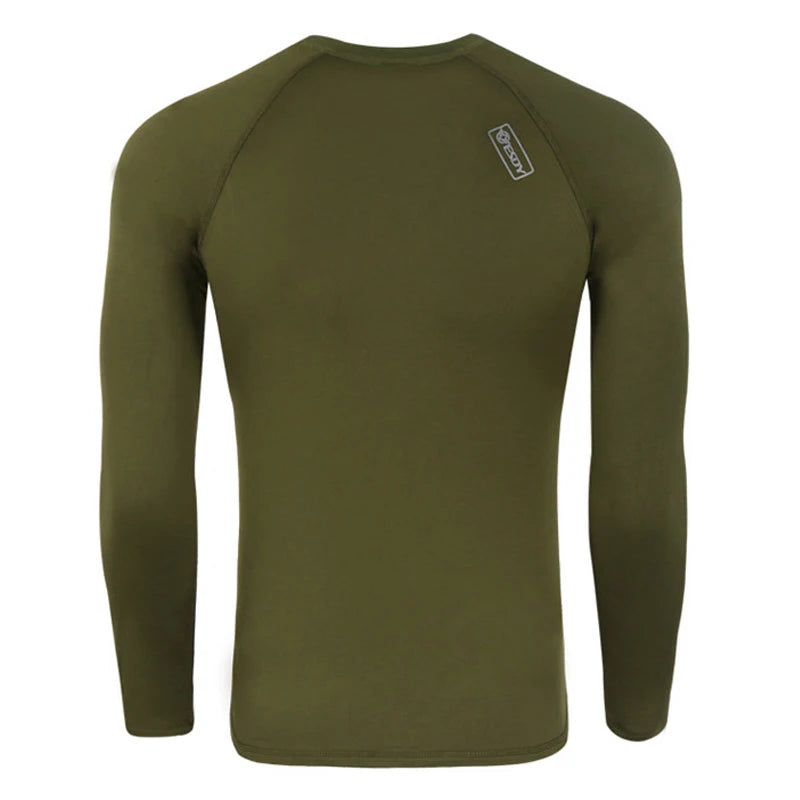 Men's Winter Thermal Underwear Thermal Tee And UnderPants Set Comfortable Breathable One-Piece Suit for Home Use
