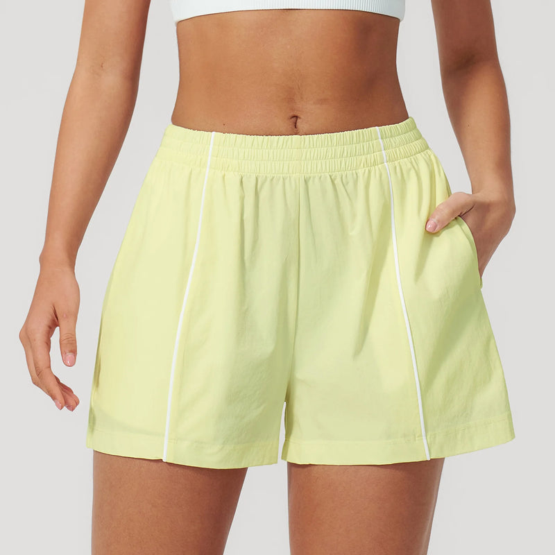 Thin And Quick Drying Summer Yoga Shorts For Women Cycling Running Breathable Uv Resistant Fashionable And Casual Sports Shorts