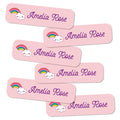 132 Personalized Name Stickers for Kids, Custom Waterproof Name Labels for Bottles, Lunch Boxes, School Supplies