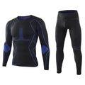 Men Sport Thermal Underwear Suits Outdoor Cycling Compression Sportswear Quick Dry Breathable Clothes Fitness Running Tracksuits