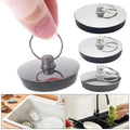 1Pcs Stainless Steel Bath Plug Kitchen Bathroom Accessory Rubber Drain Stopper Water Easy to Use Bath Tub Caps