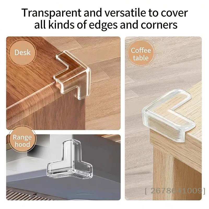 ⚑4Pcs Children Baby Safety Silicone Protector Table Corner Edge Protection Cover Children Anti Collision Edge Guards