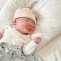 2025 Cute Little Bear Silicone Soothing Nipper for Babies, Anti Eating Hand Soft Nipper, Imitation of Breast Milk Baby Nipper