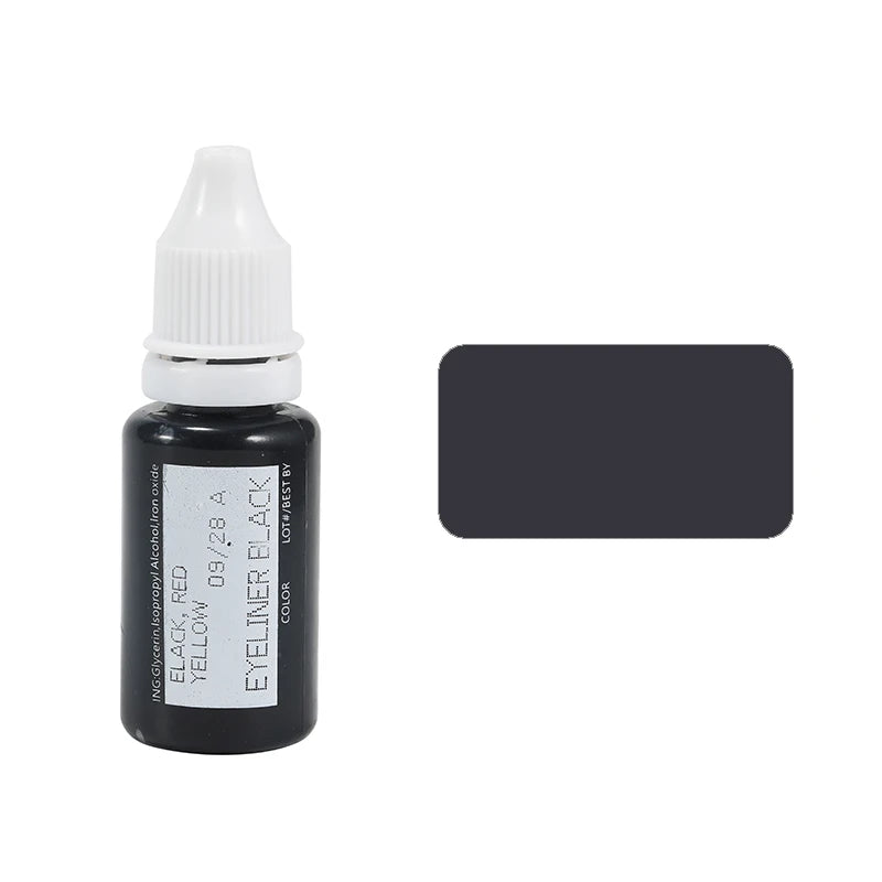 15ml Permanent Makeup Ink Color Natural Eyebrow Lips Dye Tattoo Ink Microblading Pigments For Body Beauty Tattoo Art Supplies
