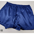 Men's silk underwear Briefs 19 Mm   Silk  Pants Underwear Home Pants Shorts Men's Sleeping Pants Silk Comfortablsilk underwear
