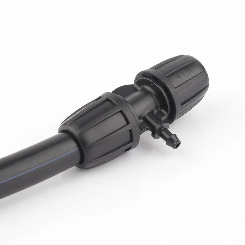 2~10Pcs 16mm PE Pipe Connectors Garden Watering Irrigation Joints Agricultural Irrigation Quick Connector Straight Elbow Tee