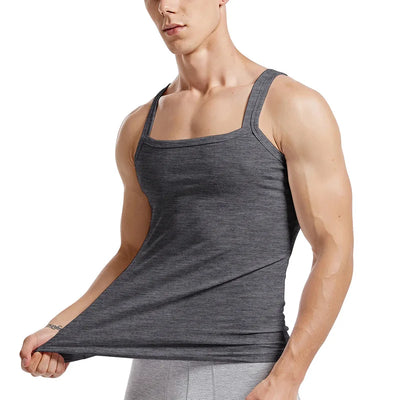 Men Undershirts Underwear Fitness Sleeveless Shirts Tank | SAMAG
