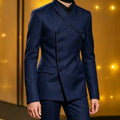 Double Breasted X Design Custom Made Men Suit Set Separates 2 Pieces Blazer with Pants For Men Wedding Prom Groom 2026