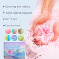 Bath Salt Lasting Fragrance Aromatherapy Floral Scent Exfoliating Moisture Body Wash Cleansing Spa Salt Ball Bubble Bombs Shower