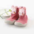 Baby Socks Shoes Kids Toddler First Walkers Animal Pattern Soft Non-Slip Sole Breathable Rubber Floor Shoes for Boys and Girls