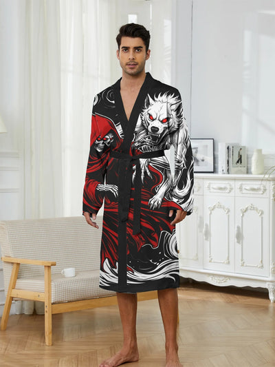 Men's Robes Spring/Summer Sleepwear 3D Printed Graphic | SAMAG