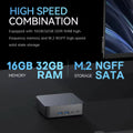 Mini PC Gamer Intel i9 10980HK/N150 Windows 11 Mini Computer 16/32GB RAM 1TB M.2 SSD 1000M Ethernet Portable Gaming PC Desktop