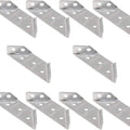 10/20pcs Stainless Steel Angle Bracket Universal Furniture Right Angle Fixed Bracket Cabinet Trapezoidal Layer Board Connector