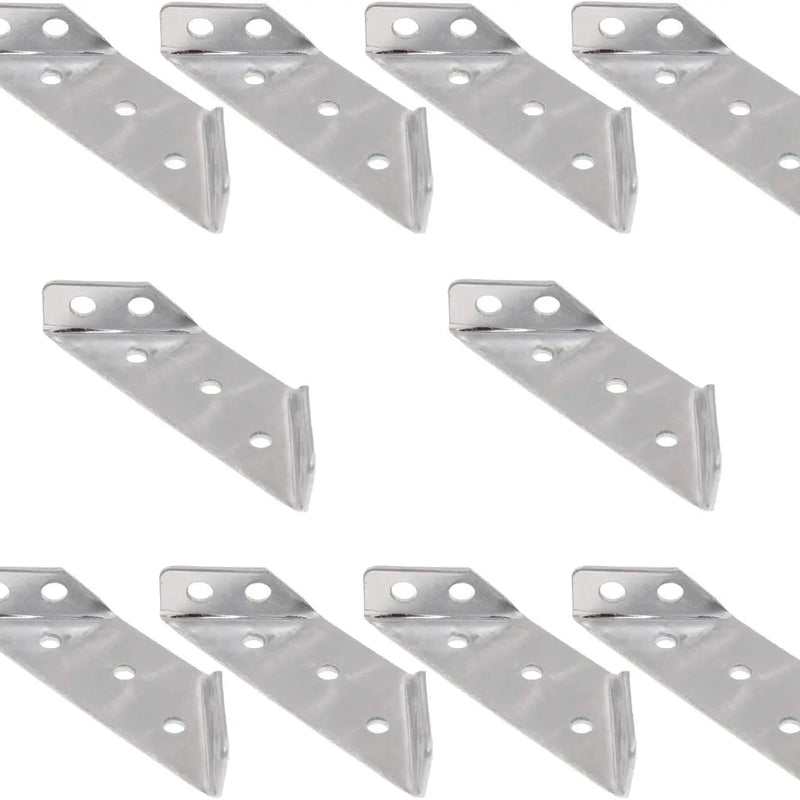 10/20pcs Stainless Steel Angle Bracket Universal Furniture Right Angle Fixed Bracket Cabinet Trapezoidal Layer Board Connector
