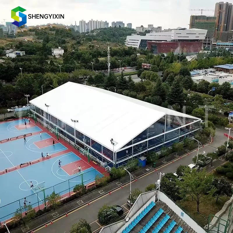 Waterproof Sport Tent PVC Heavy Duty Aluminum Frame Structure Pickleball Cancha De Paddle Tennis Basketball Court Large Tent