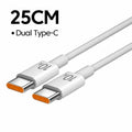 40W Fast Charger Type C Dual Port PD Fast Charging Charger Adapter For iPhone 15 14 Samsung S23 Xiaomi 10A USB C To USB C Cable